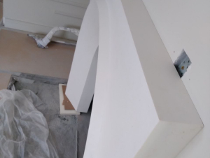 Портал камина, полимербетон, вид справа