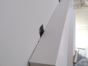 Портал камина, полимербетон, вид сверху